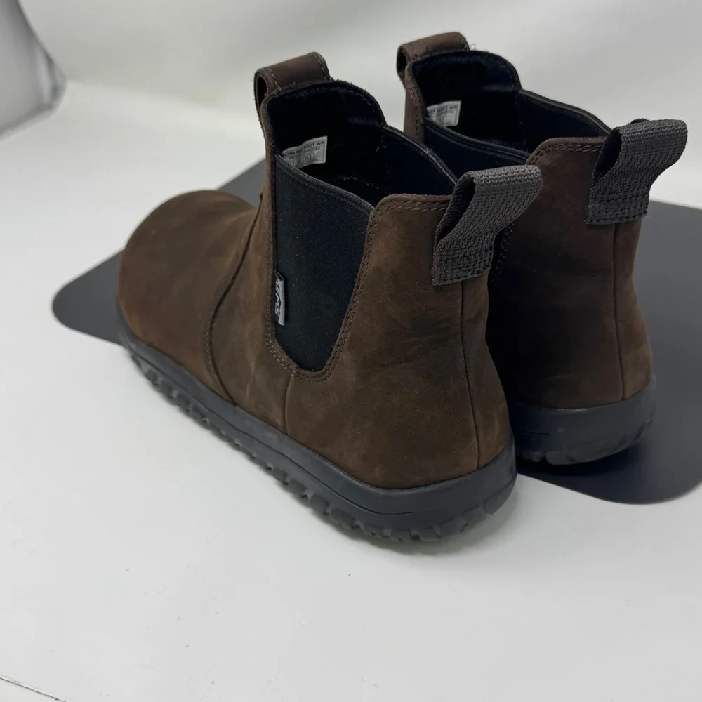 Men's Brown Waterproof Chelsea Rain & Snow Boots